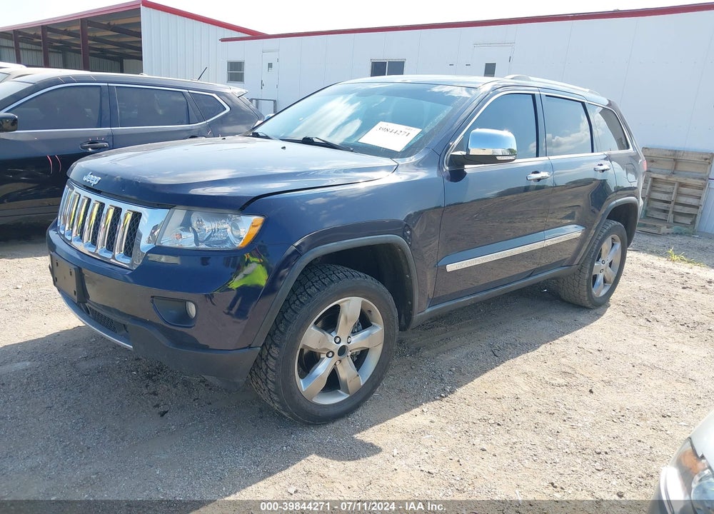 2012 CHEROKEE JEEP GRAND  OVERLAND VIN: 1C4RJFCG9CC176077