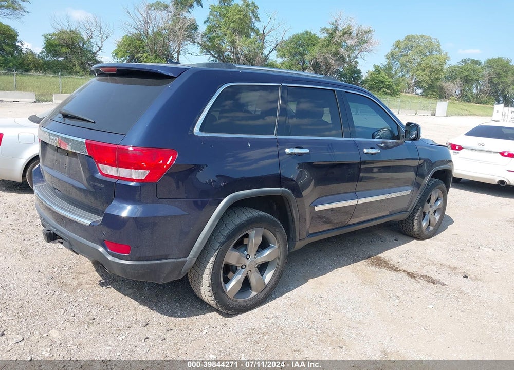 2012 CHEROKEE JEEP GRAND  OVERLAND VIN: 1C4RJFCG9CC176077