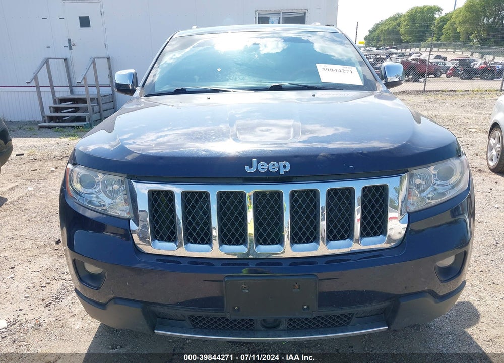 2012 CHEROKEE JEEP GRAND  OVERLAND VIN: 1C4RJFCG9CC176077