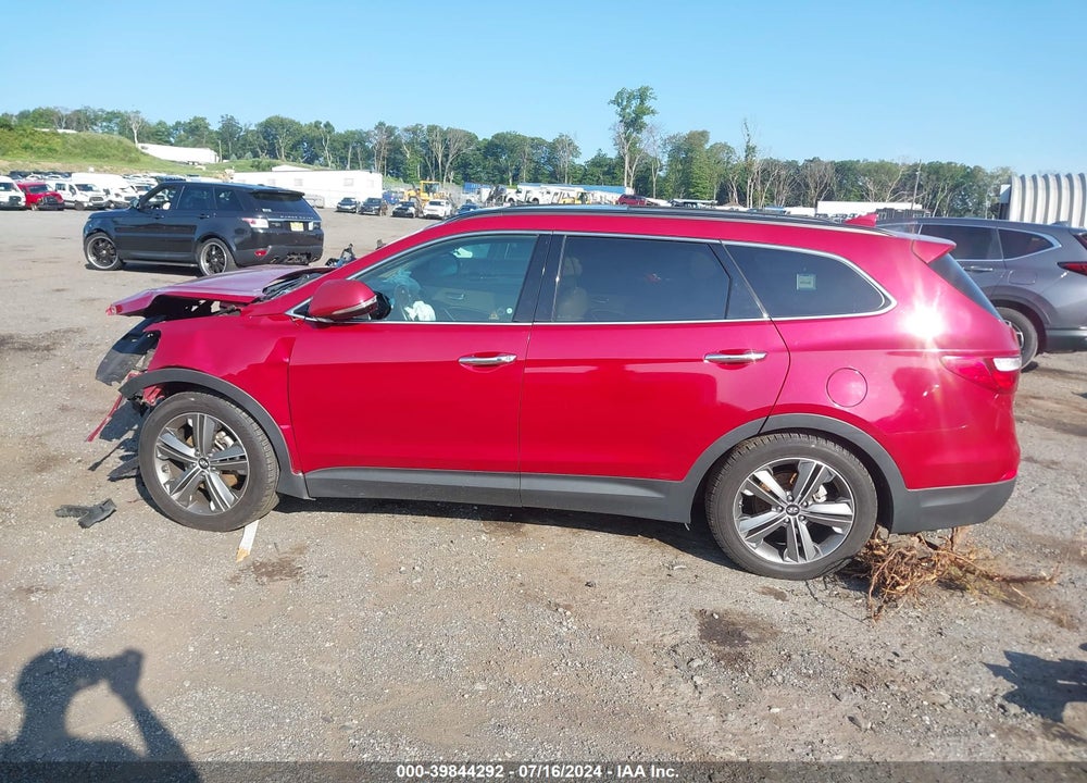 2013 HYUNDAI SANTA FE LIMITED VIN: KM8SRDHF0DU009564