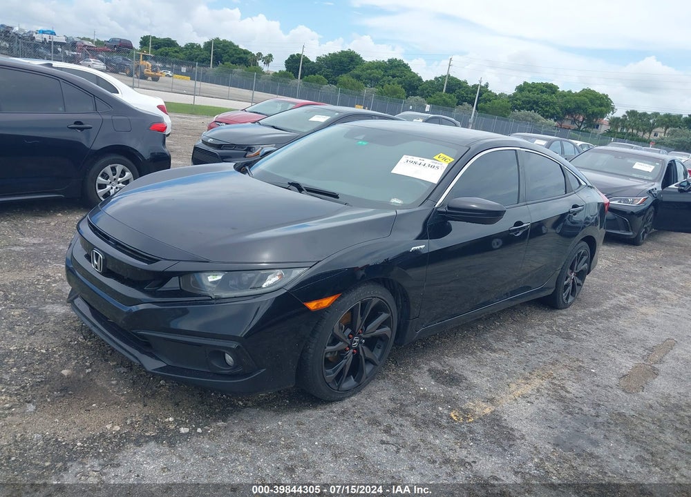 2020 HONDA CIVIC SPORT VIN: 19XFC2F80LE012364