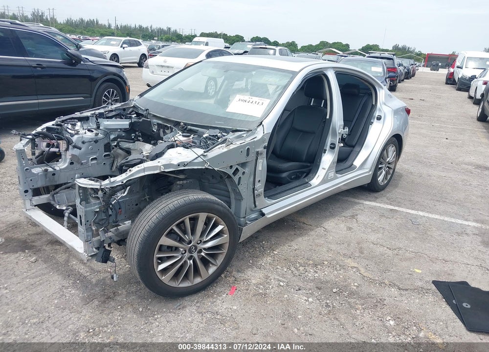 2019 INFINITI Q50 3.0T LUXE VIN: JN1EV7ARXKM552410