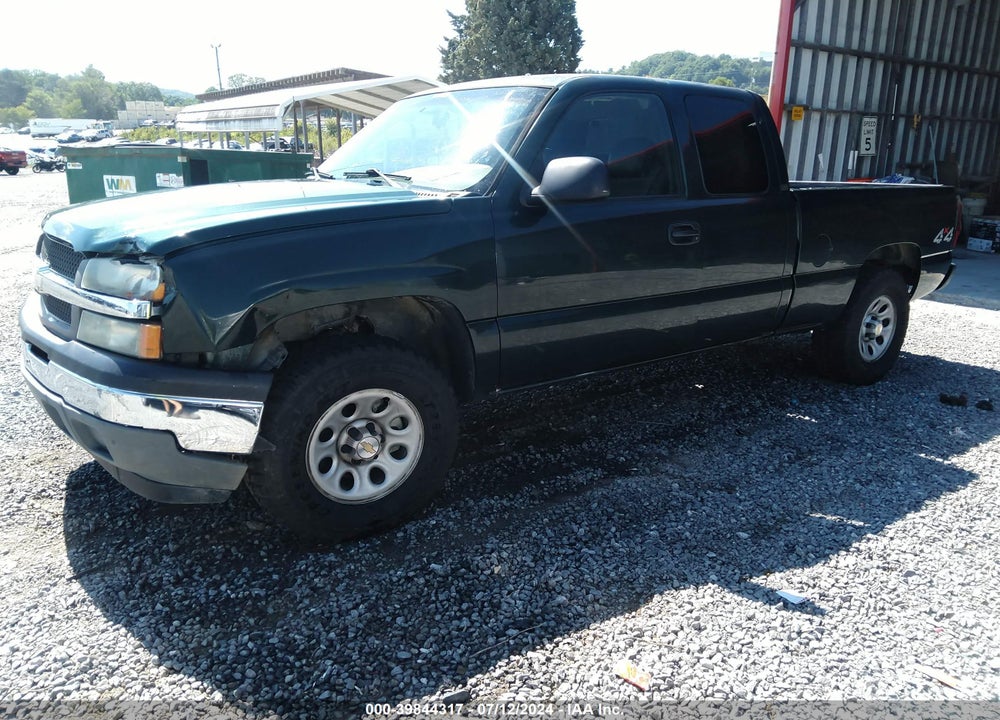 2005 CHEVROLET SILVERADO 1500 WORK TRUCK VIN: 1GCEK19B55E144048