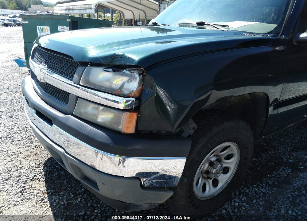 2005 CHEVROLET SILVERADO 1500 WORK TRUCK VIN: 1GCEK19B55E144048