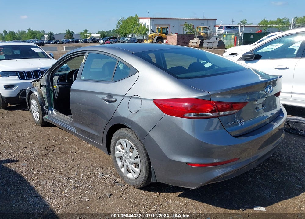 2018 HYUNDAI ELANTRA SE VIN: 5NPD74LFXJH354326