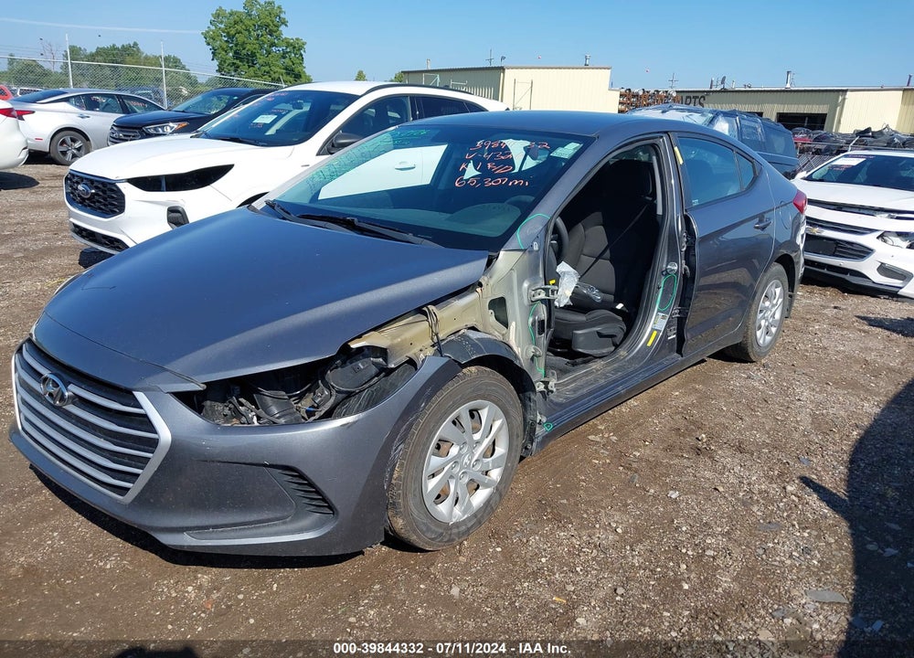 2018 HYUNDAI ELANTRA SE VIN: 5NPD74LFXJH354326