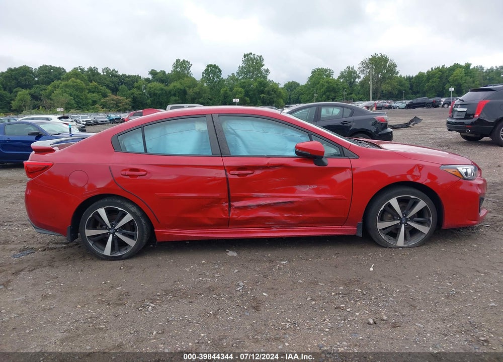 2019 SUBARU IMPREZA 2.0I SPORT VIN: 4S3GKAJ67K1625154