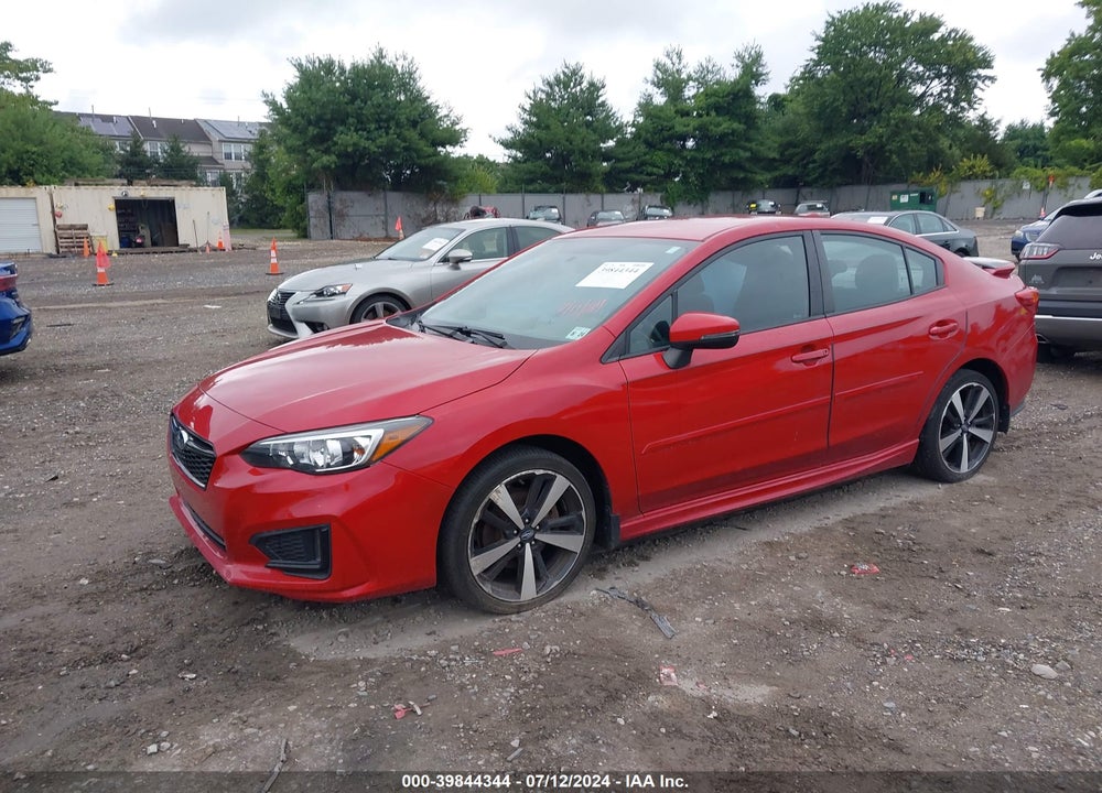 2019 SUBARU IMPREZA 2.0I SPORT VIN: 4S3GKAJ67K1625154