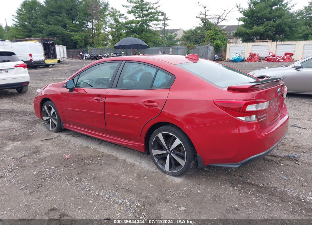 2019 SUBARU IMPREZA 2.0I SPORT VIN: 4S3GKAJ67K1625154