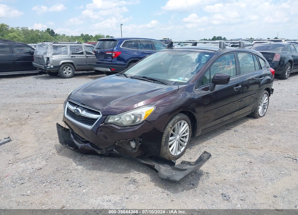 2012 SUBARU IMPREZA VIN: JF1GPAG62CH220004