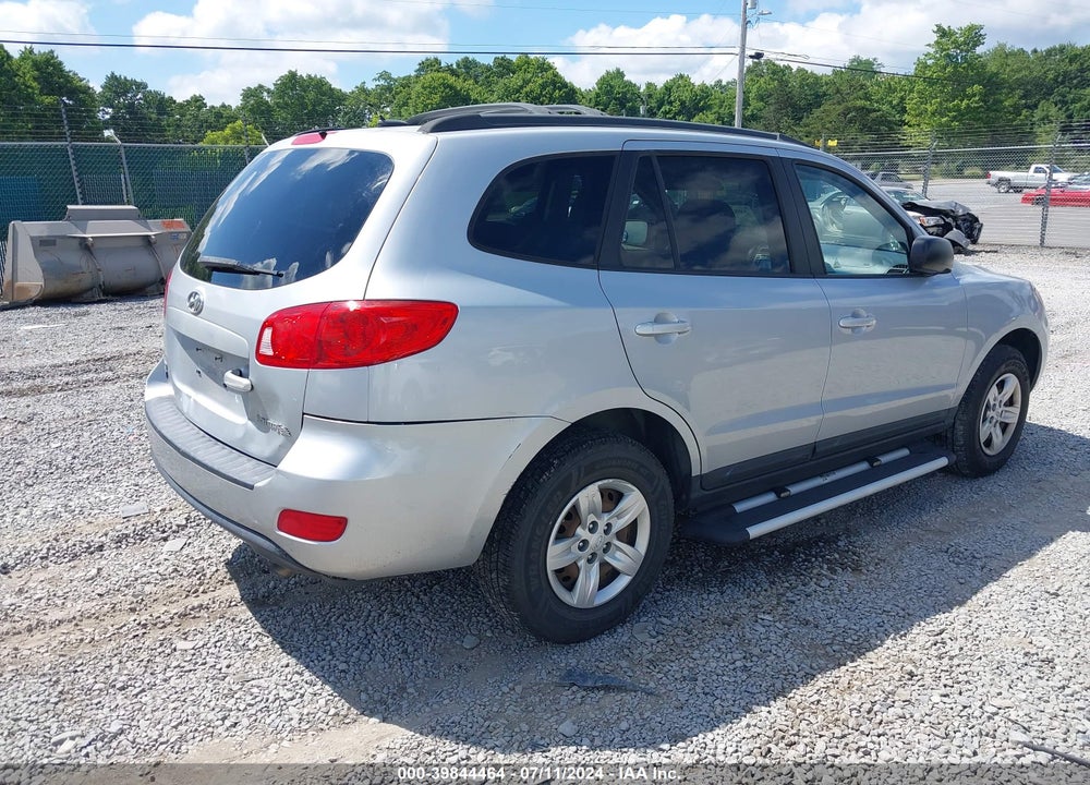 2009 HYUNDAI SANTA FE GLS VIN: 5NMSG13D89H271443