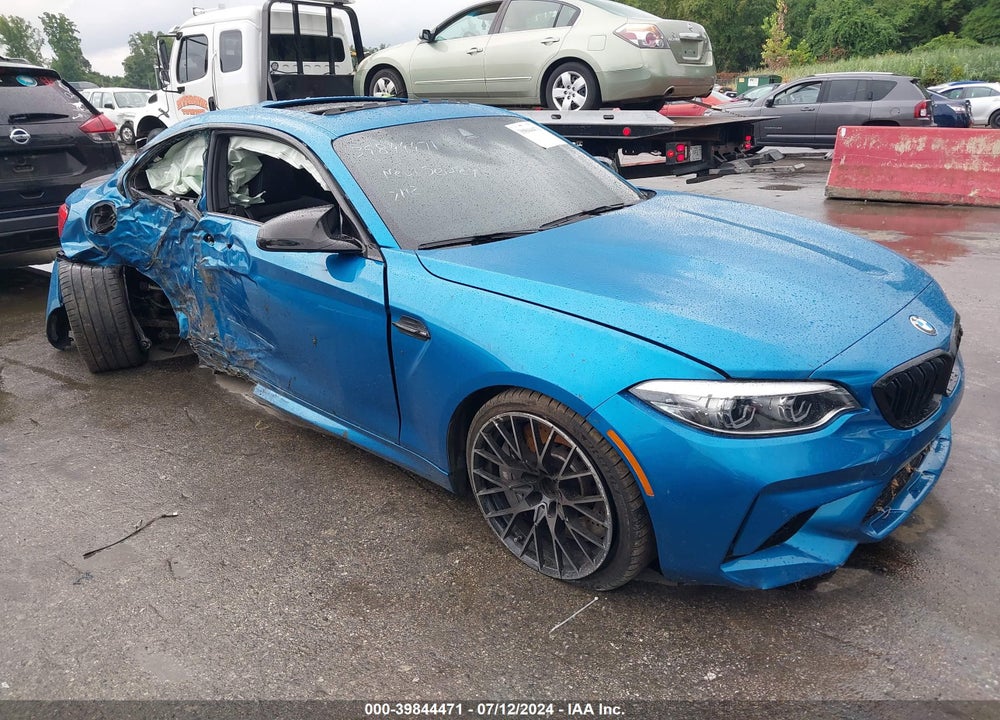 2019 BMW M2 COMPETITION VIN: WBS2U7C50KVB09346