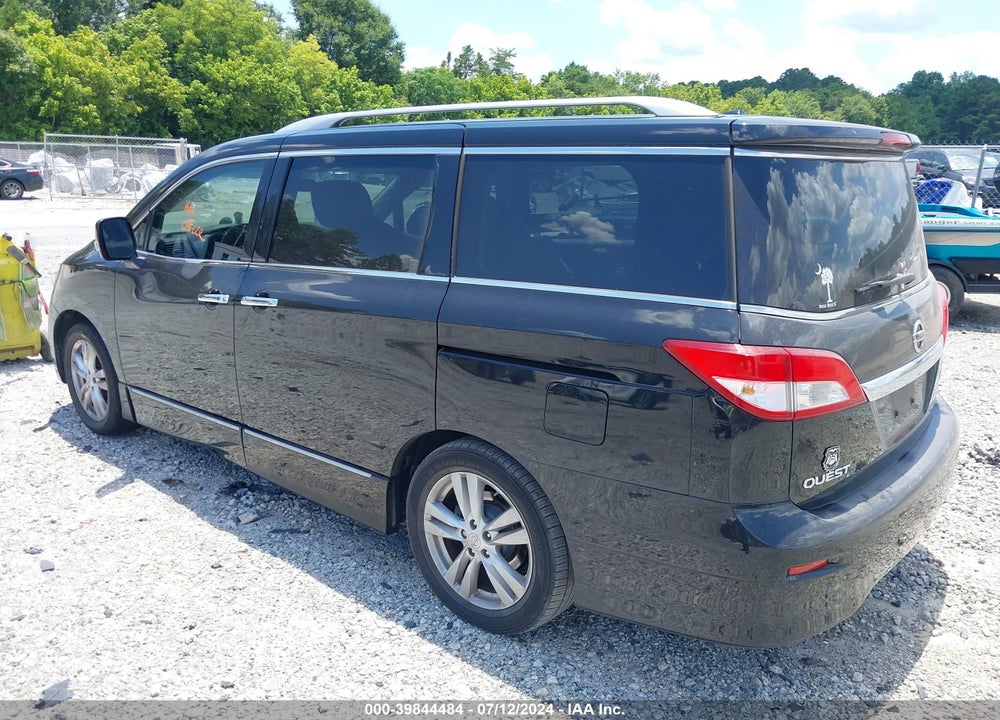 2013 NISSAN QUEST SL VIN: JN8AE2KP4D9066410