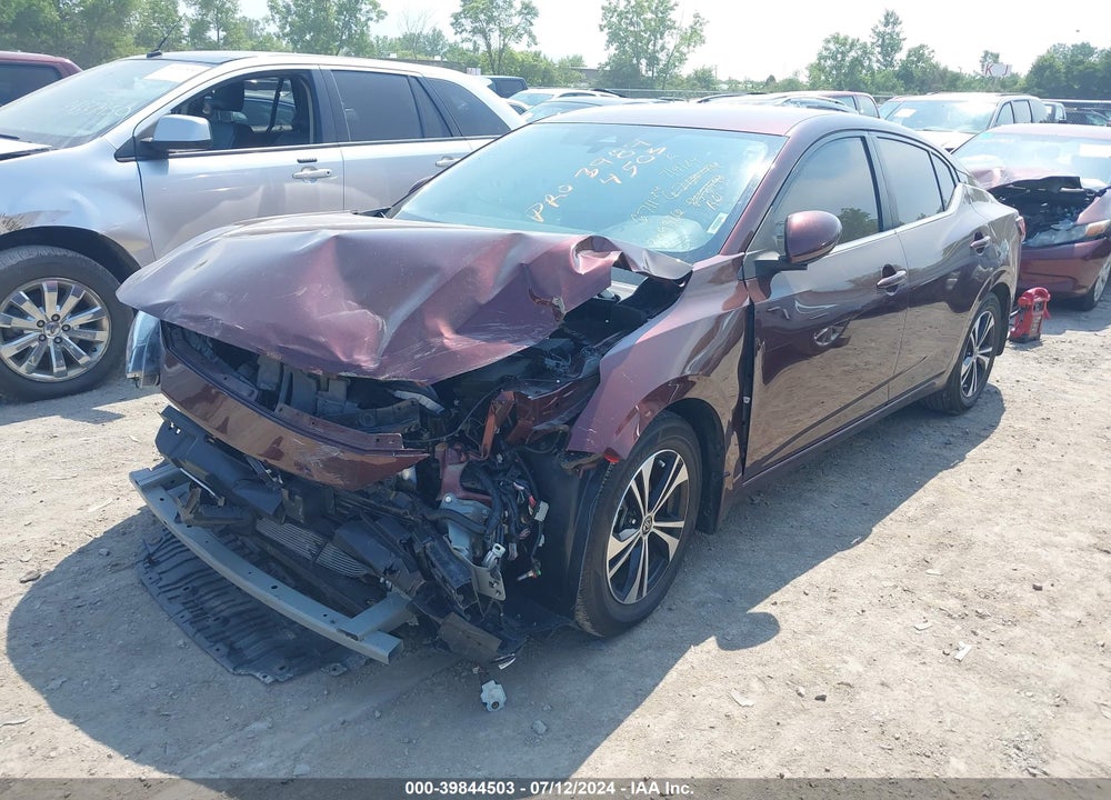 2021 NISSAN SENTRA SV XTRONIC CVT VIN: 3N1AB8CV2MY309326