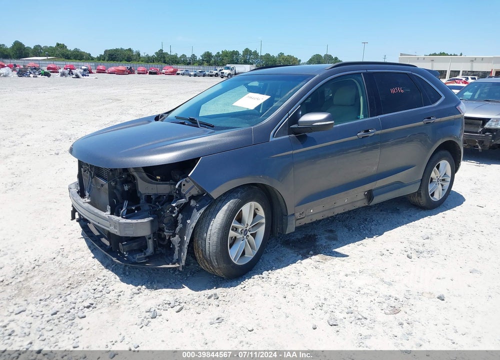 2015 FORD EDGE SEL VIN: 2FMTK3J82FBB37621