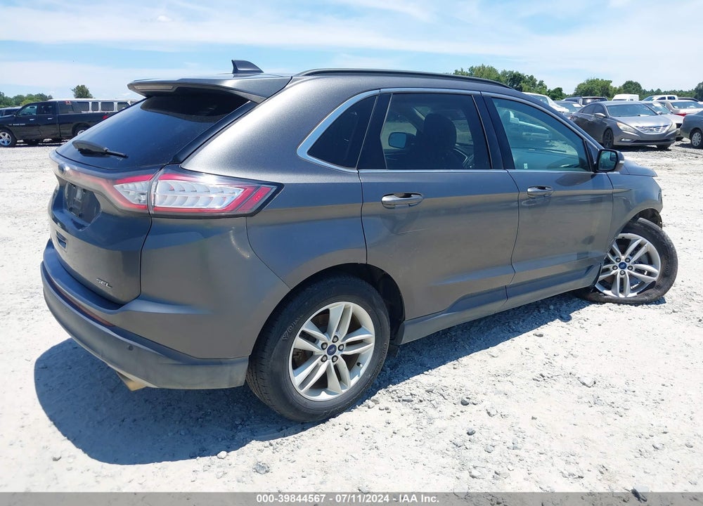 2015 FORD EDGE SEL VIN: 2FMTK3J82FBB37621