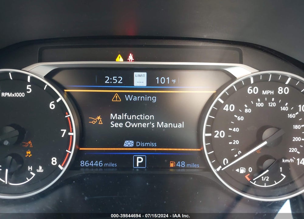 2020 NISSAN ALTIMA SL FWD VIN: 1N4BL4EV7LC140910