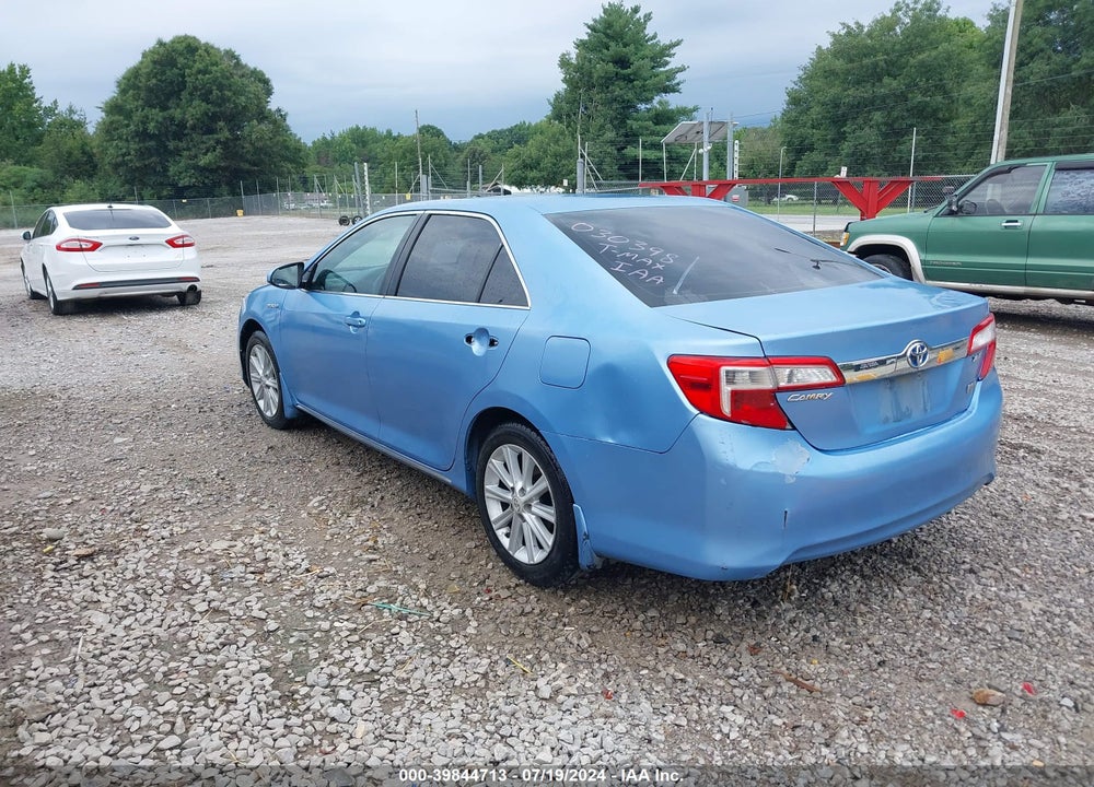 2012 TOYOTA CAMRY HYBRID XLE VIN: 4T1BD1FKXCU030398