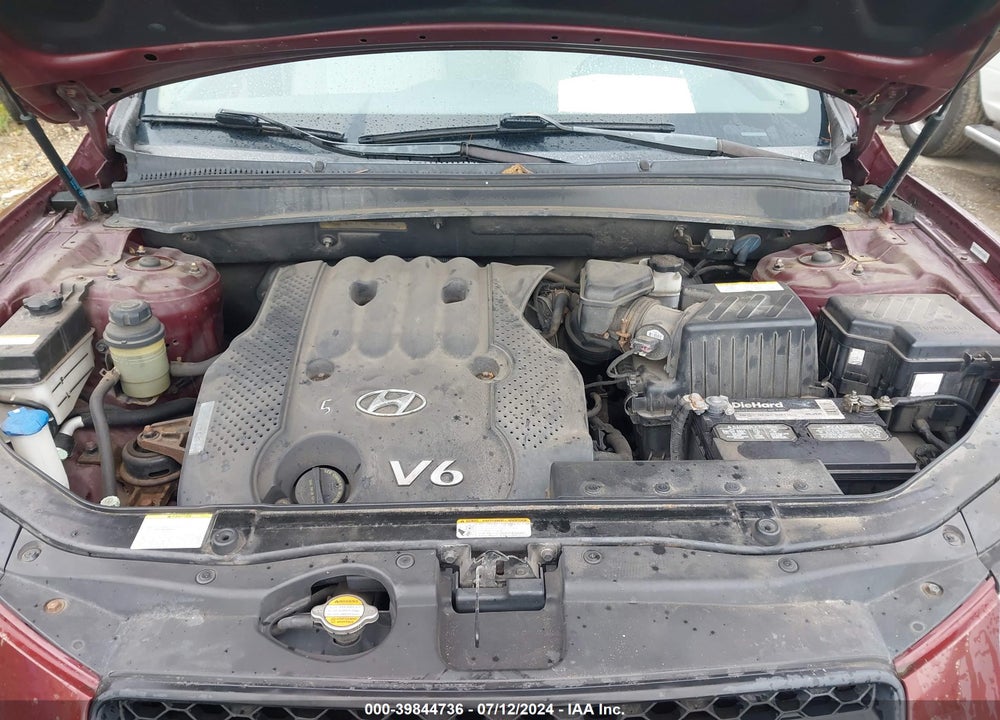 2008 HYUNDAI SANTA FE GLS VIN: 5NMSG13D98H158342