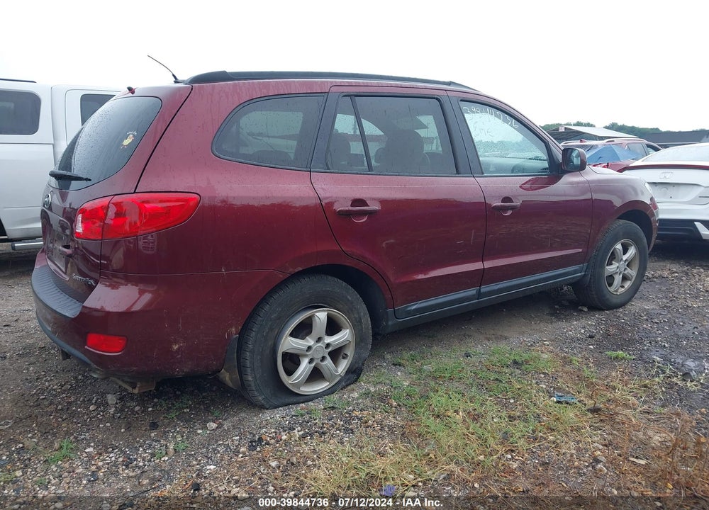 2008 HYUNDAI SANTA FE GLS VIN: 5NMSG13D98H158342