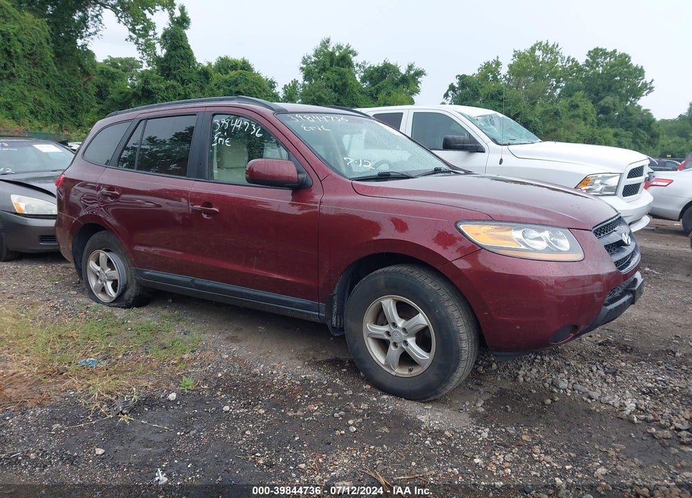 2008 HYUNDAI SANTA FE GLS VIN: 5NMSG13D98H158342