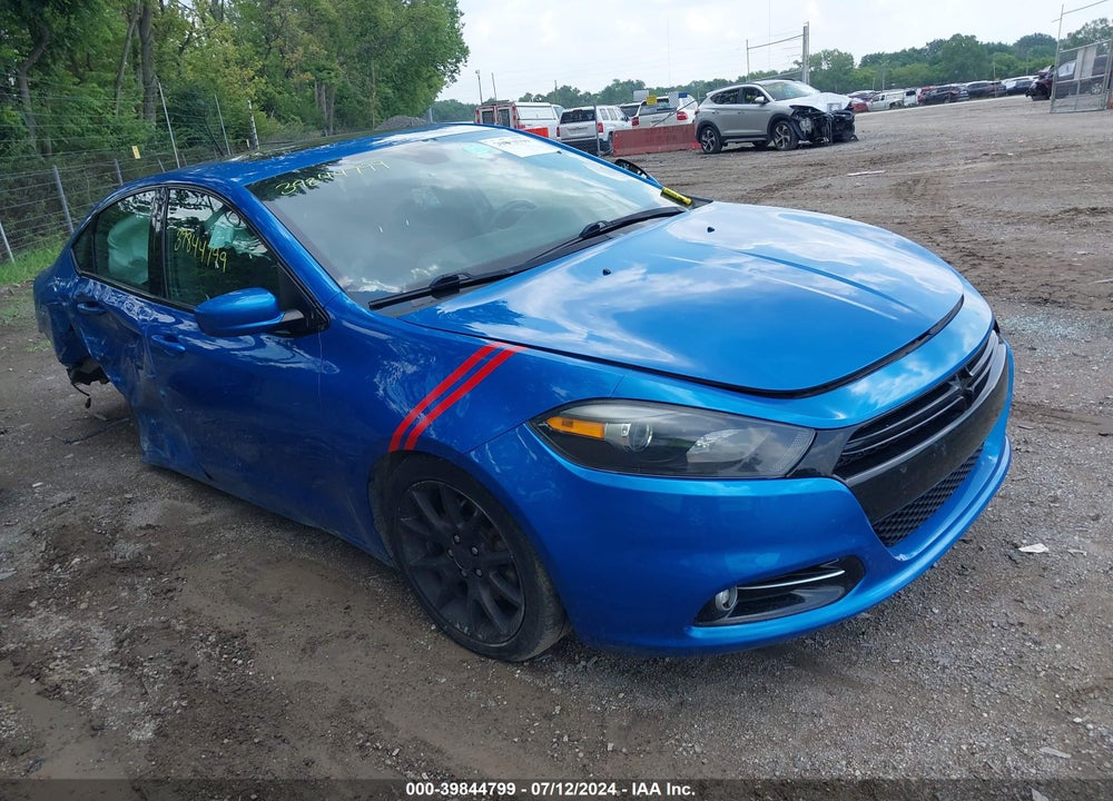 2015 DODGE DART VIN: 1C3CDFBB7FD237867