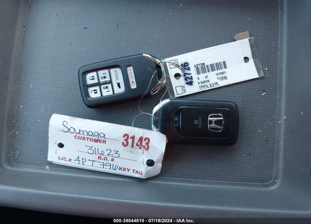 2015 HONDA ODYSSEY TOURING/TOURING ELITE VIN: 5FNRL5H96FB076279