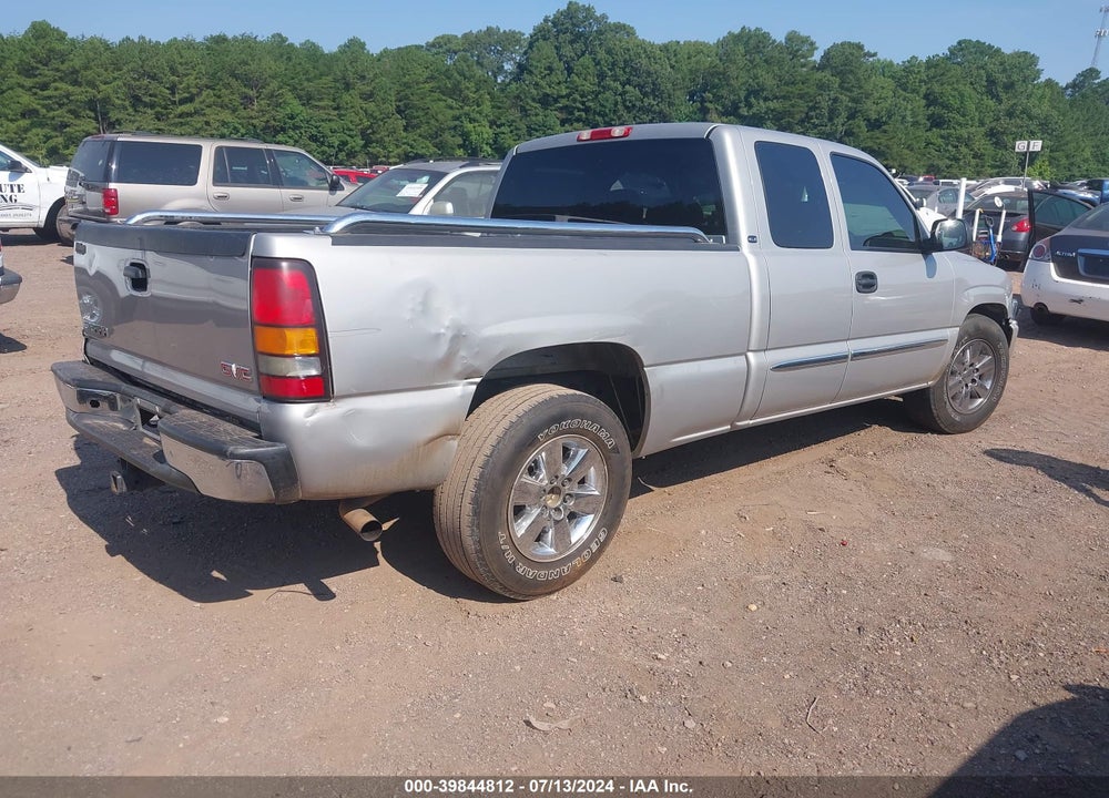 2005 GMC SIERRA 1500 SLE VIN: 2GTEC19T851273960