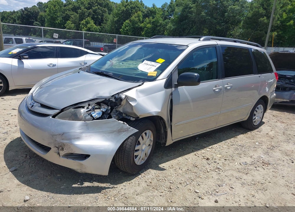 2010 TOYOTA SIENNA LE VIN: 5TDKK4CC6AS296298