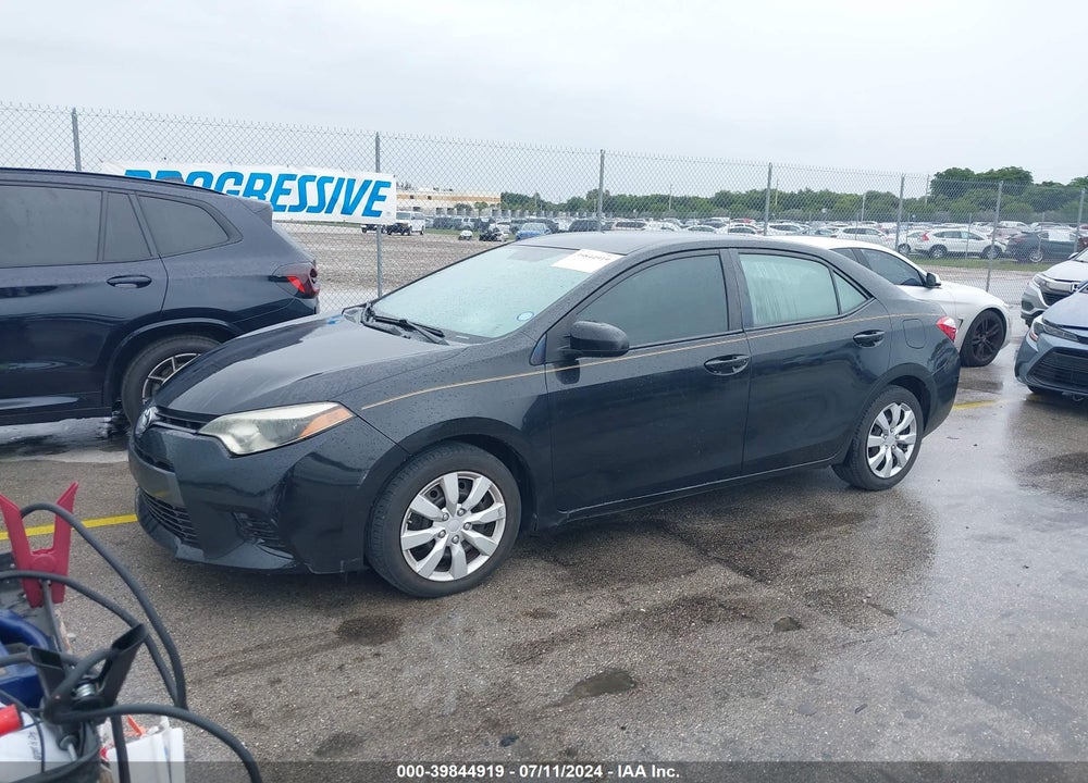 2016 TOYOTA COROLLA LE VIN: 2T1BURHE6GC642188