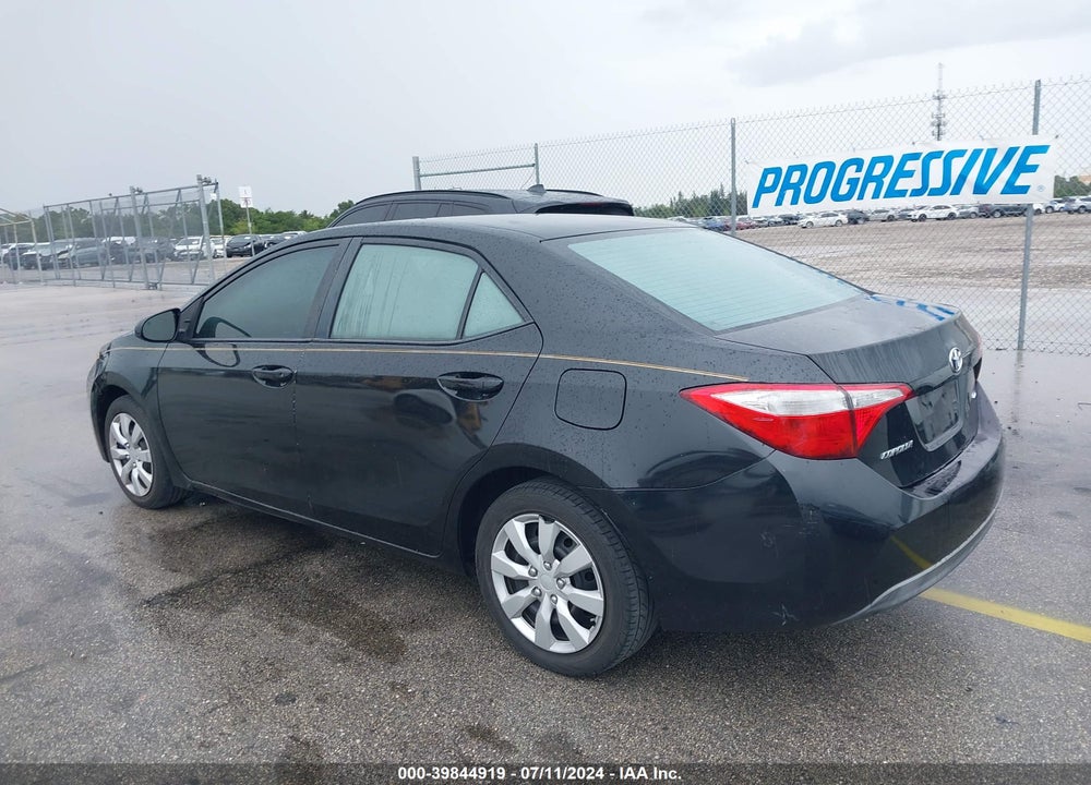 2016 TOYOTA COROLLA LE VIN: 2T1BURHE6GC642188