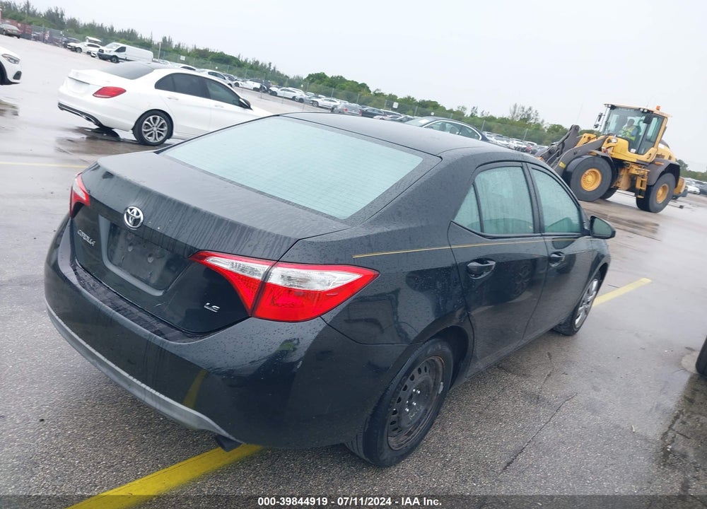 2016 TOYOTA COROLLA LE VIN: 2T1BURHE6GC642188