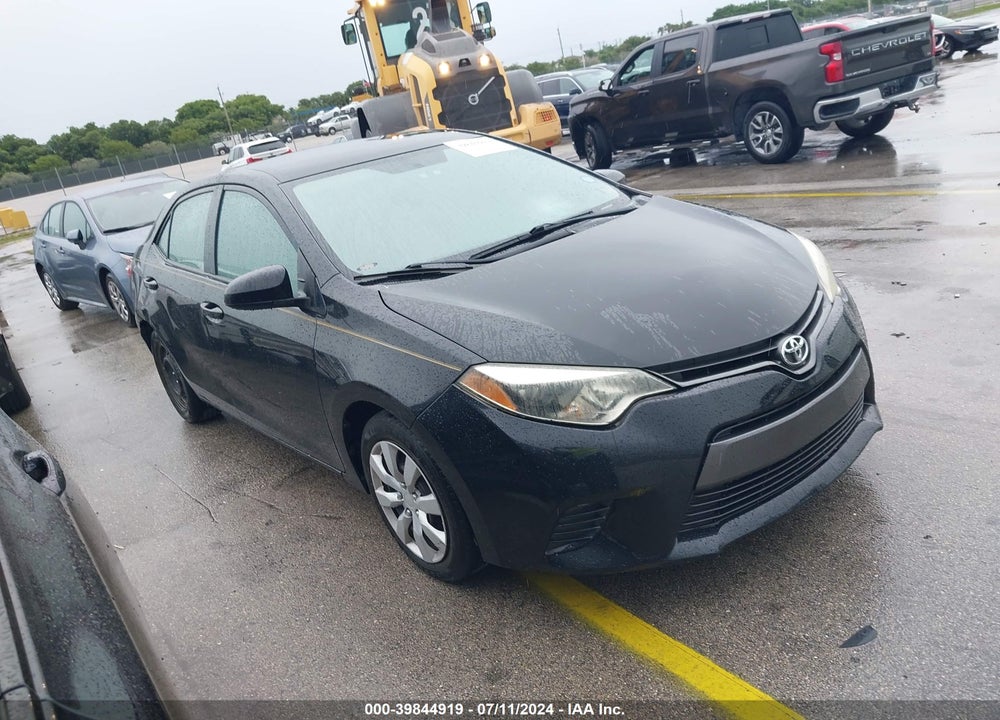 2016 TOYOTA COROLLA LE VIN: 2T1BURHE6GC642188
