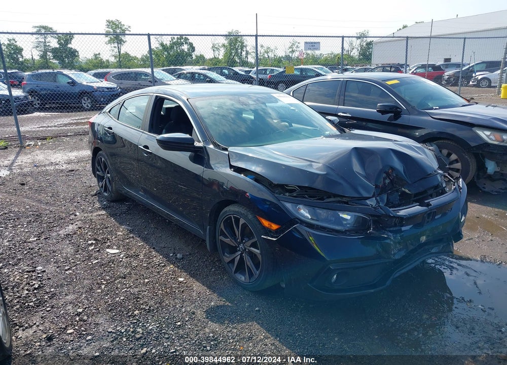 2019 HONDA CIVIC SPORT VIN: 2HGFC2F80KH596348
