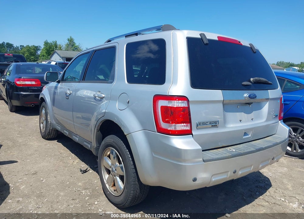 2011 FORD ESCAPE LIMITED VIN: 1FMCU0EG4BKB58495