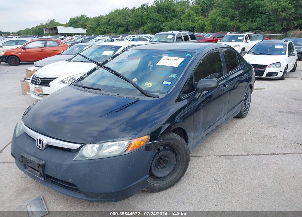 2007 HONDA CIVIC LX VIN: 1HGFA16557L054002