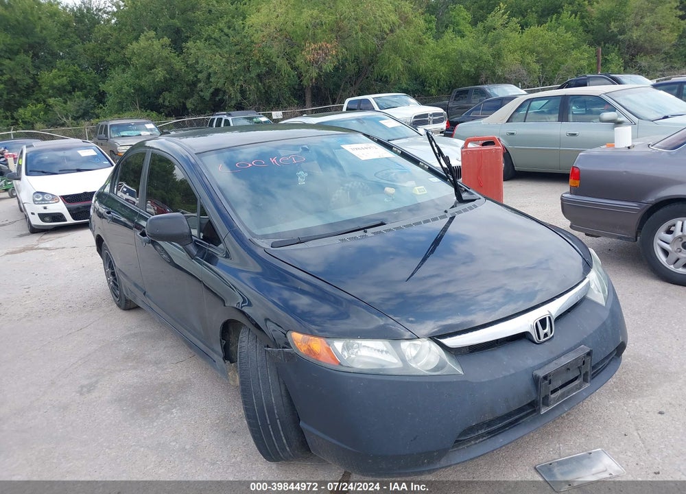 2007 HONDA CIVIC LX VIN: 1HGFA16557L054002