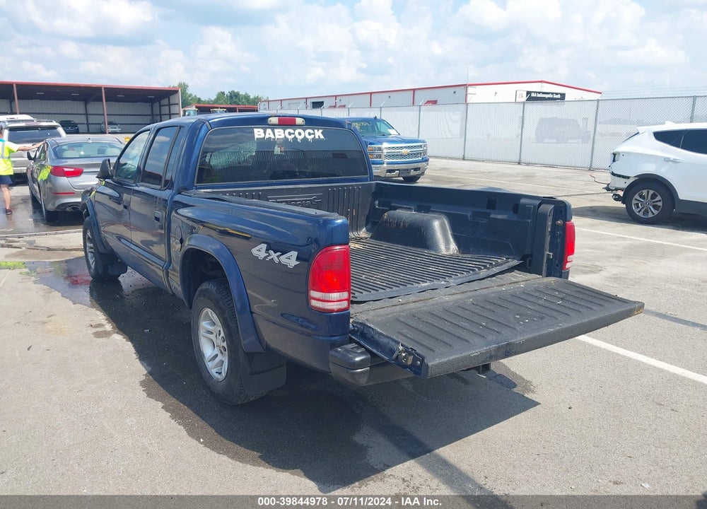 2003 DODGE DAKOTA SPORT/SXT VIN: 1D7HG38N03S106415