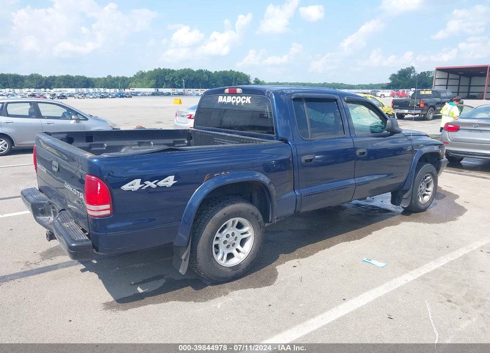 2003 DODGE DAKOTA SPORT/SXT VIN: 1D7HG38N03S106415