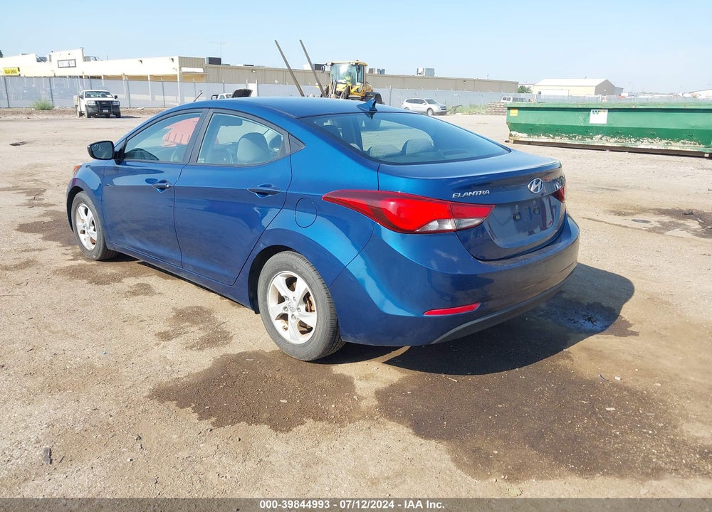 2015 HYUNDAI ELANTRA SE VIN: KMHDH4AE3FU248672