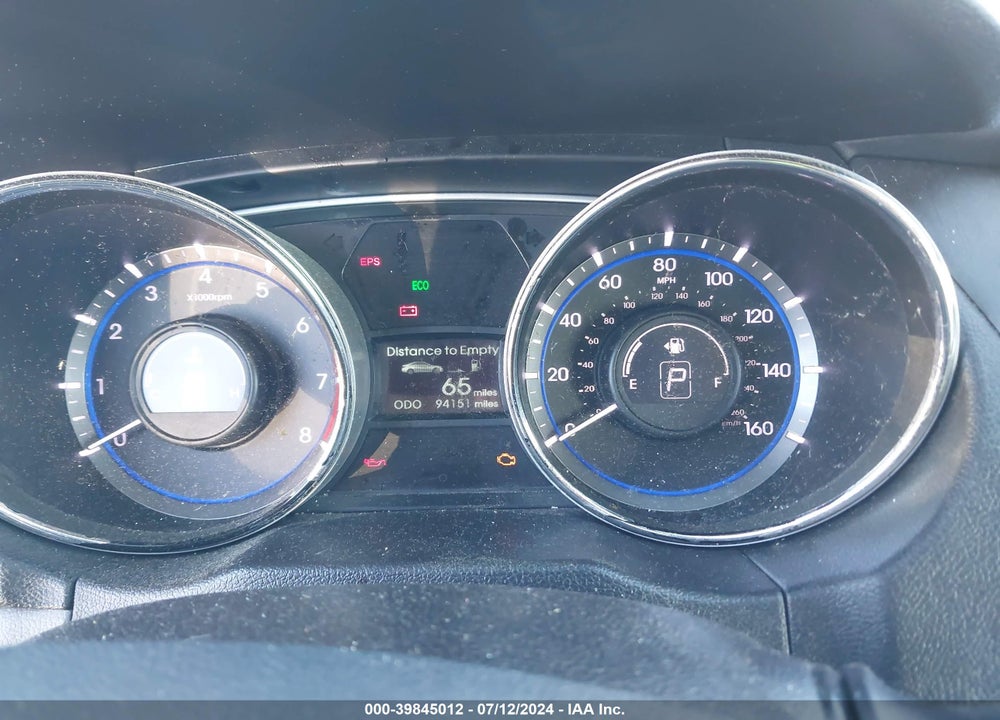 2013 HYUNDAI SONATA GLS VIN: 5NPEB4AC3DH610158