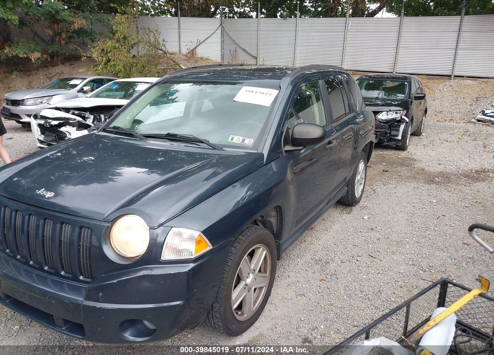 2007 JEEP COMPASS SPORT VIN: 1J8FF47W37D138282