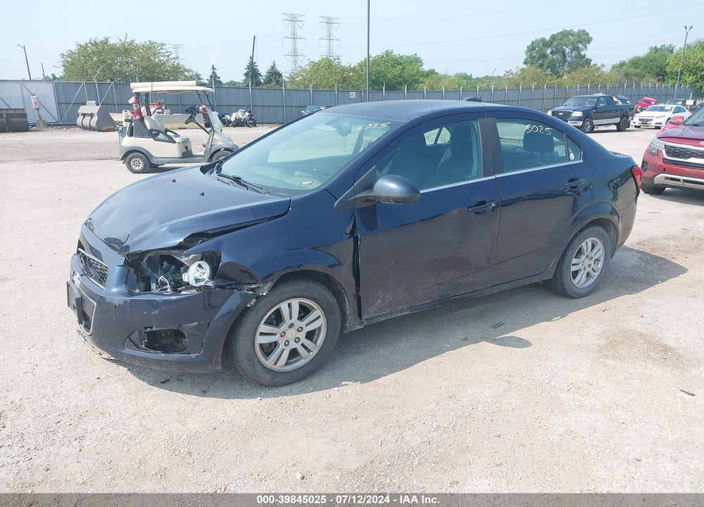 2016 CHEVROLET SONIC LT AUTO VIN: 1G1JC5SH6G4150086