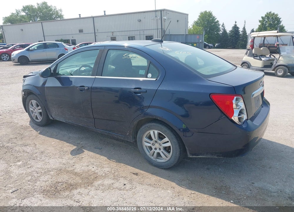 2016 CHEVROLET SONIC LT AUTO VIN: 1G1JC5SH6G4150086