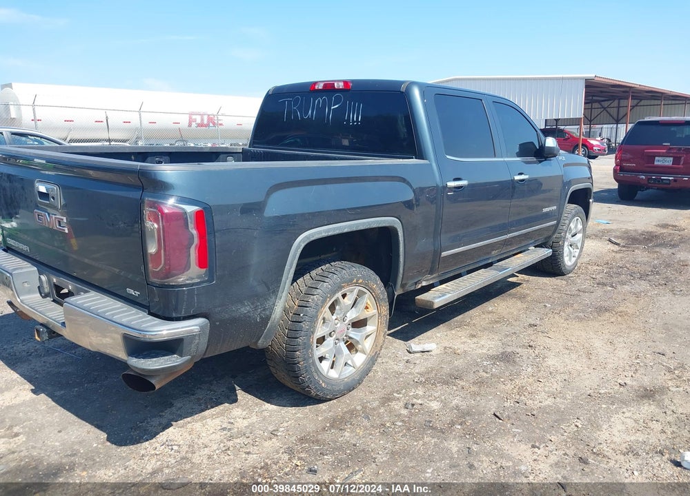 2018 GMC SIERRA 1500 SLT VIN: 3GTU2NEJ4JG509418
