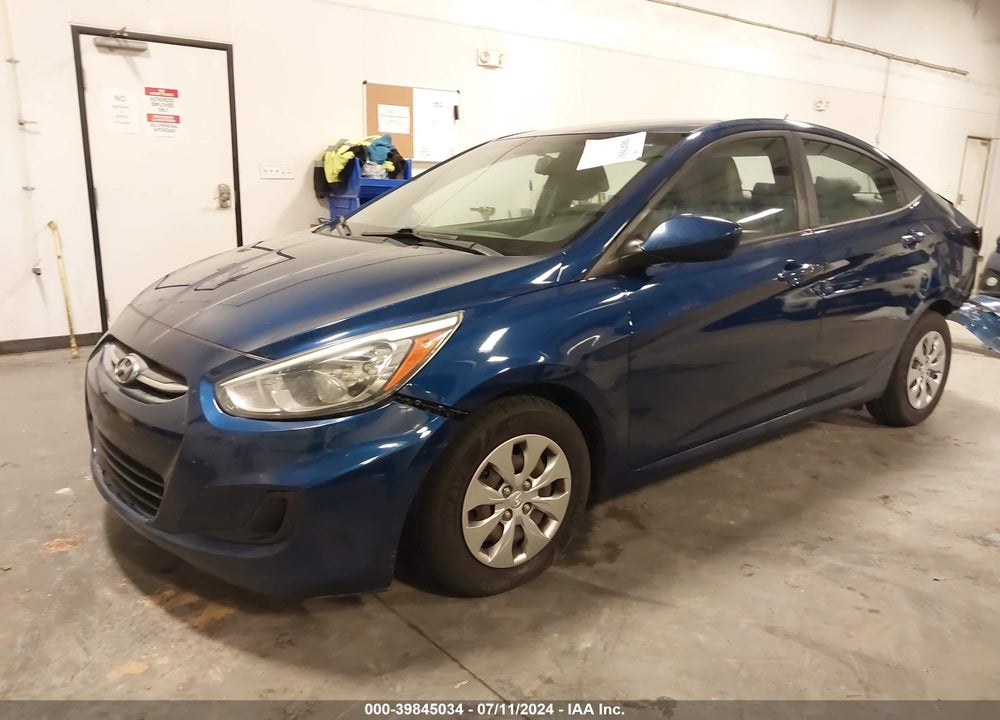 2017 HYUNDAI ACCENT SE VIN: KMHCT4AE3HU186431