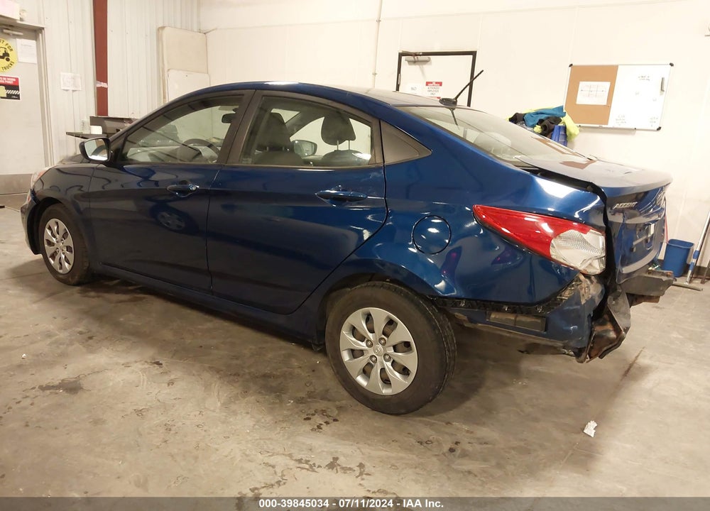 2017 HYUNDAI ACCENT SE VIN: KMHCT4AE3HU186431