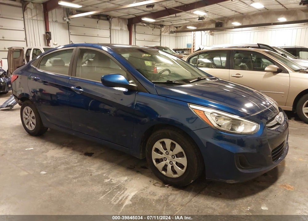 2017 HYUNDAI ACCENT SE VIN: KMHCT4AE3HU186431