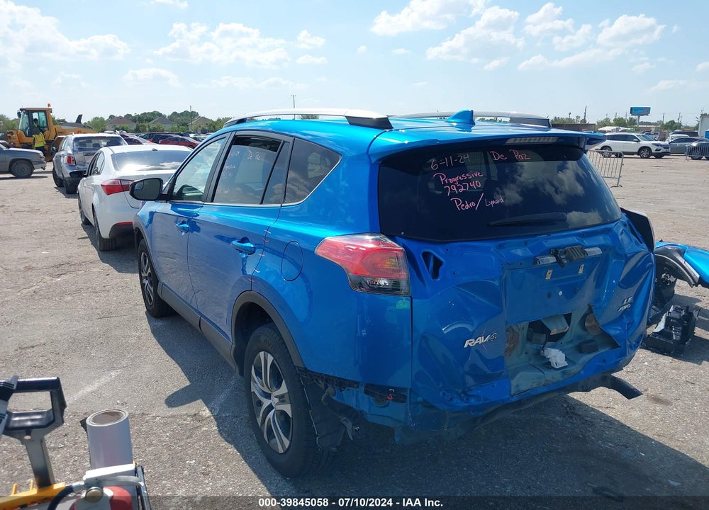2018 TOYOTA RAV4 LE VIN: 2T3BFREV9JW829985