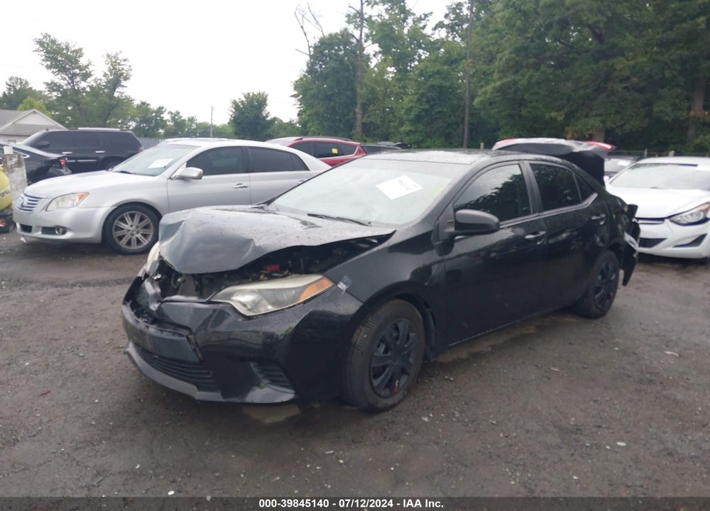 2014 TOYOTA COROLLA LE VIN: 2T1BURHE3EC013646